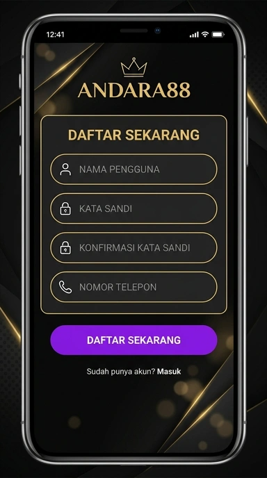 Panduan Registrasi Akun Baru andara88 untuk Pengguna Android