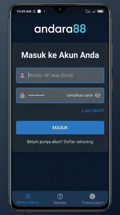 Masuk Akun andara88 untuk Pengguna Android