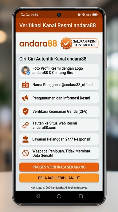 Kanal Resmi andara88 untuk Pengguna Android