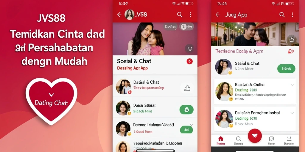 Tampilan antarmuka utama JVS88 dengan fitur pencarian dan chat.