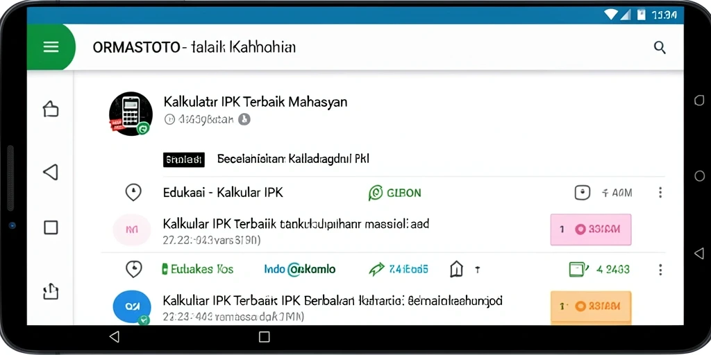 Antarmuka sederhana dan fungsional dari ORMASTOTO sebagai Kalkulator IPK.